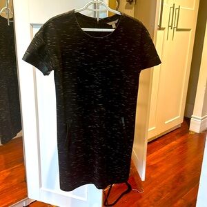 Banana Republic dress with leather details